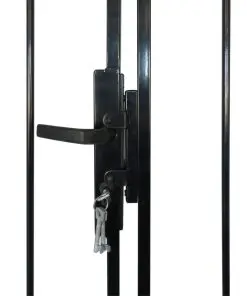 Double Door Fence Gate with Spear Top 300 x 225 cm