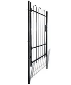Fence Gate with Hoop Top 100 x 175 cm