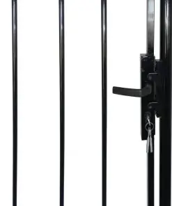 Fence Gate with Hoop Top 100 x 175 cm