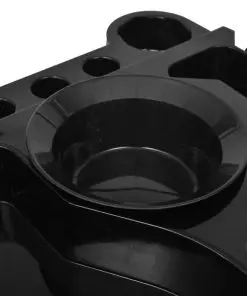 vidaXL Hair Salon Trolley with Wheels Plastic