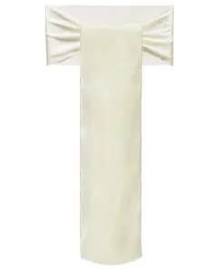 25 pcs Cream Satin Decorative Chair Sash