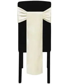 25 pcs Cream Satin Decorative Chair Sash