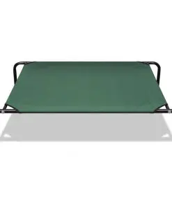 vidaXL Elevated Pet Bed with Steel Frame 130 x 80 cm