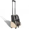 vidaXL Multipurpose Pet Trolley Beige Foldable