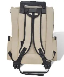 vidaXL Multipurpose Pet Trolley Beige Foldable
