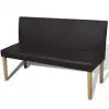 vidaXL Sofa Chair Artificial Leather Bench Dark Brown vidaXL Sofa Chair Artificial Leather Bench Dark Brown