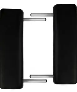 Black Foldable Massage Table 3 Zones with Aluminium Frame