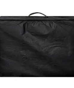 Black Foldable Massage Table 4 Zones with Aluminium Frame