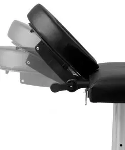 Black Foldable Massage Table 4 Zones with Aluminium Frame