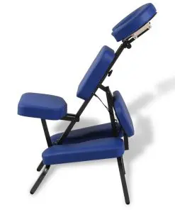 Blue Foldable & Portable Massage Chair