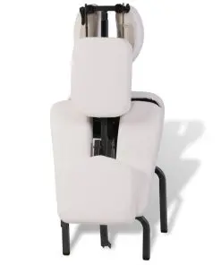 White Foldable & Portable Massage Chair