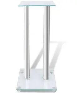 vidaXL 2 pcs Glass Speaker Stand
