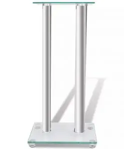 vidaXL 2 pcs Glass Speaker Stand
