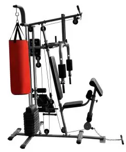 vidaXL Multi-functional Home Gym with 1 Boxing Bag 65 kg
