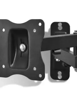Single-armed Swivel Tilt Wall Mounted TV Bracket 100x100mm 10″-23″