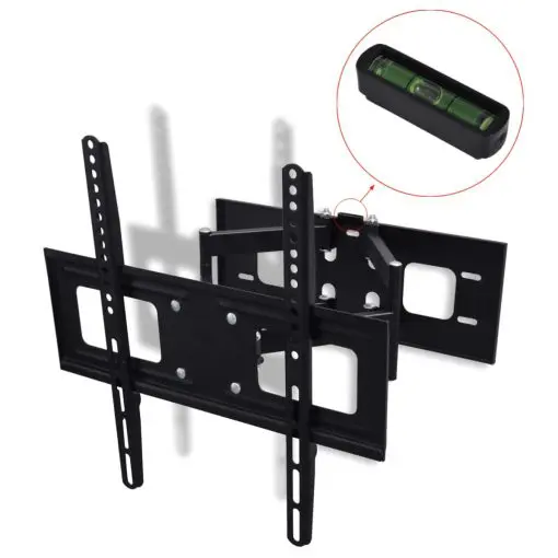 vidaXL Double-armed Tilt Swivel Wall TV Bracket 3D 400x400mm 32″-55″