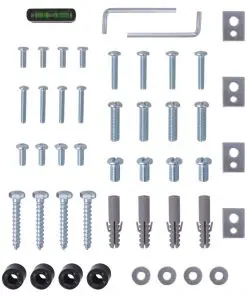 vidaXL Double-armed Tilt Swivel Wall TV Bracket 3D 600x400mm 37″-70″