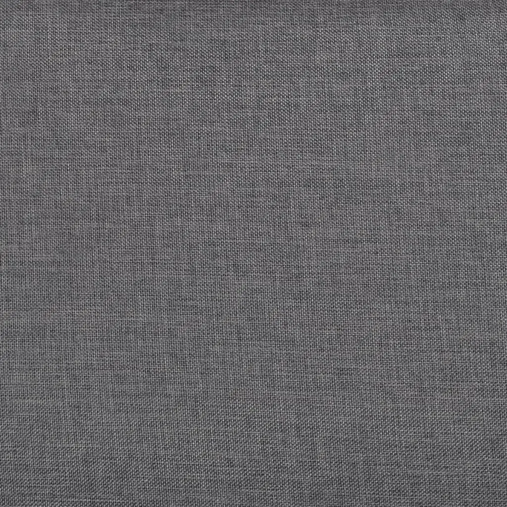 vidaXL Dining Chairs 2 pcs Dark Grey Fabric