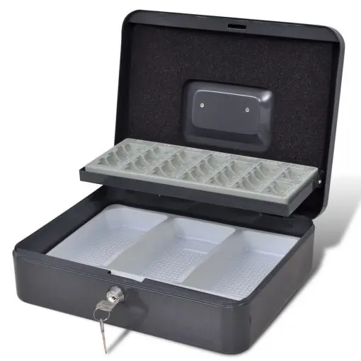 Cash Box with Coin Tray