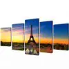 Canvas Wall Print Set Eiffel Tower 100 x 50 cm Canvas Wall Print Set Eiffel Tower 100 x 50 cm