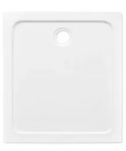 vidaXL Rectangular ABS Shower Base Tray White 80 x 90 cm