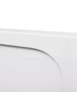 vidaXL Rectangular ABS Shower Base Tray White 80 x 90 cm