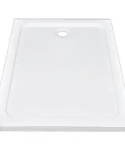 vidaXL Rectangular ABS Shower Base Tray White 80 x 110 cm