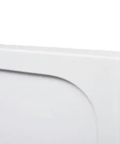 vidaXL Rectangular ABS Shower Base Tray White 80 x 110 cm