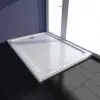 vidaXL Rectangular ABS Shower Base Tray White 80 x 110 cm vidaXL Rectangular ABS Shower Base Tray White 80 x 110 cm