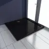 vidaXL Square ABS Shower Base Tray Black 80 x 80 cm vidaXL Square ABS Shower Base Tray Black 80 x 80 cm