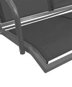 Black Garden Swing Chair