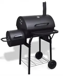 vidaXL Charcoal BBQ Offset Smoker