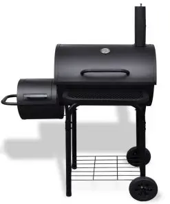 vidaXL Charcoal BBQ Offset Smoker