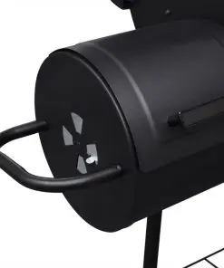 vidaXL Charcoal BBQ Offset Smoker