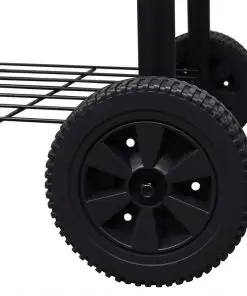 vidaXL Charcoal BBQ Offset Smoker