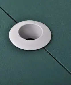 Foldable Camping Table Set with 4 Stools Aluminium Extra Light Green