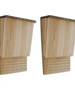 Bat House 22x12x34 cm Set of 2