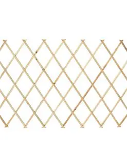 vidaXL Trellis Fence 5 pcs Solid Wood 180×90 cm