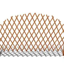vidaXL Trellis Fence Solid Wood 180×100 cm