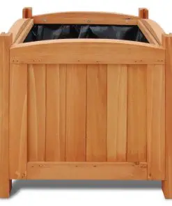 Wooden Planter 30x30x30 cm Set of 2