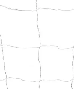 vidaXL Football Goal with Net 182x61x122 cm Steel White