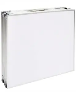 Foldable Camping Table Height Adjustable Aluminium 240 x 60 cm