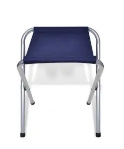Foldable Camping Table Set with 6 Stools Height Adjustable 180x60cm