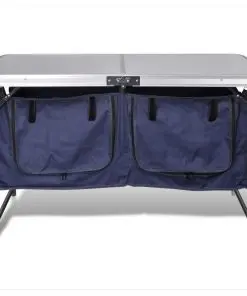 Foldable Camping Cupboard with Aluminium Frame