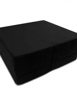 vidaXL Trifold Foam Mattress 190 x 70 x 9 cm Black