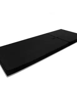 vidaXL Trifold Foam Mattress 190 x 70 x 9 cm Black