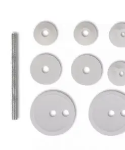 vidaXL Toilet Seats with Hard Close Lids MDF Old Wood