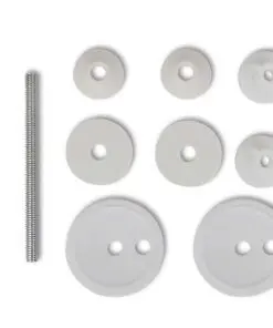 vidaXL Toilet Seats with Hard Close Lids MDF Water