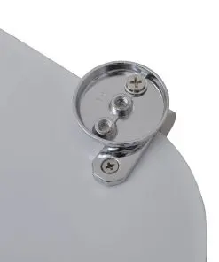 vidaXL Toilet Seats with Hard Close Lids MDF Pebbles