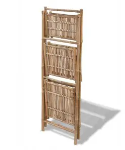 vidaXL 3-Tier Folding Bamboo Plant Rack